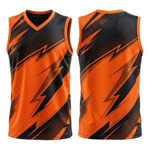 Maillot de basket-ball de qualité professionnelle, conçu pour l'entraînement et les compétitions de basket-ball en salle et en extérieur. - Product Image 5