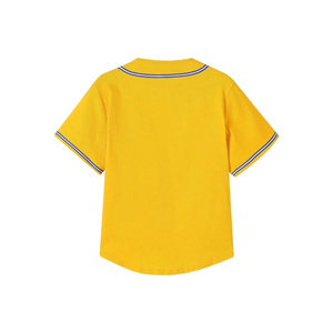 Maillot de baseball SGRHO bleu roi à manches courtes, boutonné, avec broderie de blason et lettres grecques, pour sororité et équipe universitaire - Product Image 2