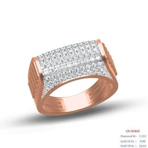 Elegante anillo de diamantes naturales de 14 quilates, color EF, corte brillante redondo, 111 quilates, claridad VVS VS, joyería fina, anillo de compromiso para mujer. - Product Image 4