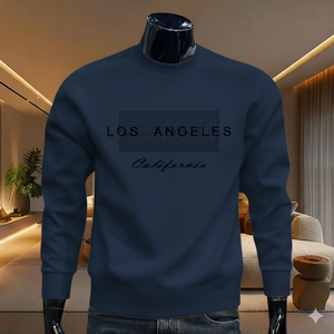 Sweat-shirt décontracté chaud à manches longues pour homme, col rond classique, imprimé dessin animé brodé, collection Printemps-Automne 2026 - Product Image 5