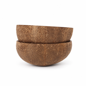 Tazón Grande de Cáscara de Coco Hecho a Mano, Vajilla Ecológica, Cuchara de 13-16 cm, Multiusos, para Smoothies, Ensaladas, Arroz, Regalo Empresarial - Product Image 1