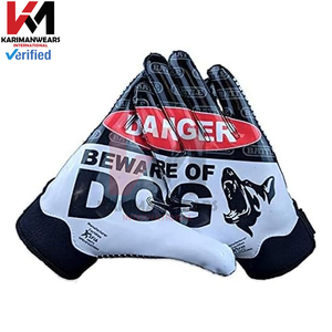 Gants de football américain sur mesure, équipement d'entraînement durable et performant, fournisseur OEM pour l'identification de marque personnalisée des équipes - Product Image 2