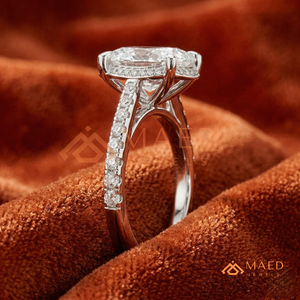 <b>Silver</b> "Elegance" Oval <b>Solitaire</b> – Premium Rhodium Finish Engagement Style The "Luminous Oval" <b>Solitaire</b> <b>Ring</b> – 925 Sterling - Product Image 2