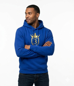 Sudadera con capucha gruesa de forro polar, estilo streetwear, extragrande, para hombre, con hombros caídos y estampado. - Product Image 5