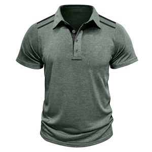 Camiseta Polo de Algodón para Hombre, Manga Corta, Casual, con Logotipo Personalizado, Proveedor al por Mayor, Camiseta Polo Elegante de Primera Calidad - Product Image 3