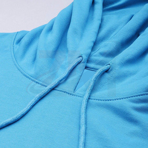 Sweat à capuche oversize bleu ciel pour femme, coupe décontractée, style streetwear, mode automne, designs de logo personnalisés - Product Image 5