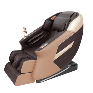 Gran Oferta 50% OEM ODM Envío Gratis Silla de Masaje 4D de Cuero PU Estilo Clásico Silla de Masaje Corporal Completo con Control de Tiempo - Product Image 1