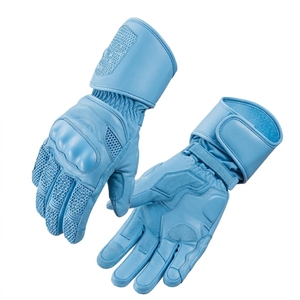 Gants de course moto en cuir Furygan pour hommes, protection en fibre de carbone, gants de course sur route, coupe-vent, gants de moto - Product Image 5