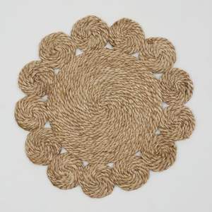 Tapis rond tissé à la main en jacinthe d'eau à poils ras, style moderne, pour salon, maison, voiture, haute qualité, vente en gros - Product Image 5