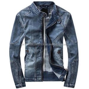 Chaqueta vaquera para hombre, clásica, rasgada, ajustada - Product Image 2