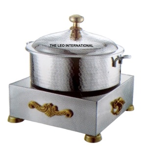 Calentador de Comida Tipo Buffet de Alta Calidad, Recipiente para Calentar Alimentos de Acero Inoxidable para Catering y Restaurantes, Capacidad de 6 Litros - Product Image 1
