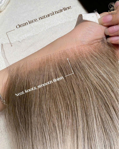 ผมแท้เวียดนาม Lexhair Remy Lace Closure แบบเย็บด้วยเครื่องจักร  Super Double Drawn น้ำหนัก 100 กรัม สีดำธรรมชาติ ผมยาวเป็นลอน - Product Image 2