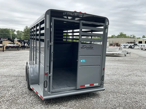 Remolque para Ganado, Remolque de Transporte de Animales con Estructura de Acero Resistente, Ventilación, Transporte Seguro de Animales, Animales de Granja - Product Image 5