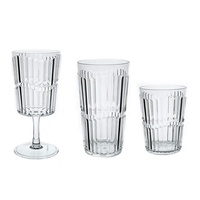 BPA-freie 13oz Kunststoff-Acryl Runde Vintage Party-Weingläser SET EL Marke