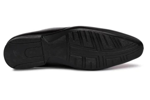 Chaussures habillées pour hommes Asken Atelier Premium Black, design léger avec embout renforcé, chaussures décontractées pour hommes - Product Image 3