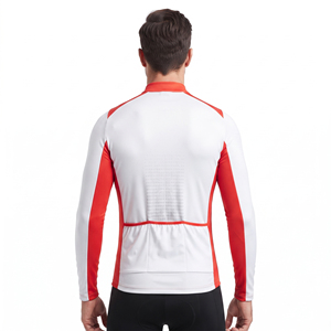 Men's Long Sleeve <b>Cycling</b> Jersey for Road & Mountain Bikes-Custom Sublimation Printed Customized Color & Logo - Product Image 2