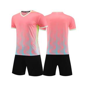 ชุดฟุตบอล CANBELLO SPORTS สำหรับทุกเพศ ผ้าโพลีเอสเตอร์ 100% ระบายอากาศได้ดี เสื้อและกางเกงขาสั้น พิมพ์ลายแบบ Sublimation Transfer สำหรับผู้ใหญ่ - Product Image 1