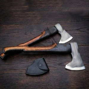 Unique Design High Quality Flat Backed Bearded Axe with Wood Handle Custom Color <b>Weight</b> & Size for Wood Cutting - Product Image 4