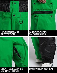 Nouvelle Arrivée 2026 Pantalon de Ski Personnalisé Imperméable Haute Performance Respirant Style Cargo Vente en Gros Direct Usine - Product Image 4