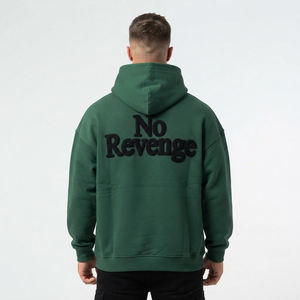 Sweat-shirt à capuche oversize personnalisé pour homme, imprimé 3D en relief, en molleton épais, style streetwear, vente en gros, fabrication de vêtements - Product Image 5