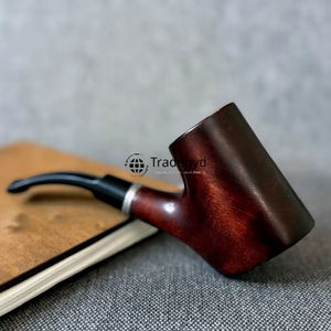 Pipa de Tabaco de Madera Natural Hecha a Mano de Primera Calidad, Diseño Moderno Ecológico, Regalo para Coleccionistas de Tradebyd - Product Image 5