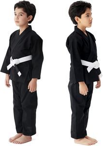 Custom Kids Jiu Jitsu Gi Kimono Preshrunk Fabric BJJ White Belt Included Martial Arts Wear Tranining Suit for Children & Youth - Product Image 4