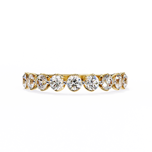 Bague de fiançailles solitaire en or blanc 18 carats avec diamant de laboratoire pour femme, coupe ronde brillante de luxe - Product Image 1