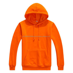 Sweat-shirt à capuche unisexe en coton mélangé bon marché de 280 g/m², personnalisable, couleur unie, pour hommes, OEM - Product Image 2