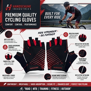 Modern Good Product <b>Fitness</b> <b>Gloves</b> Cycling Running <b>Gloves</b> Breathable Mesh Palm Sustainable Adjustable Wrist Cycling <b>Gloves</b> - Product Image 4