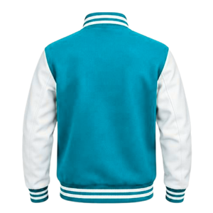 Chaqueta Bomber Casual de Béisbol para Hombre, Estilo Universitario Premium con Mangas en Contraste y Puños Acanalados con Broches - Product Image 2