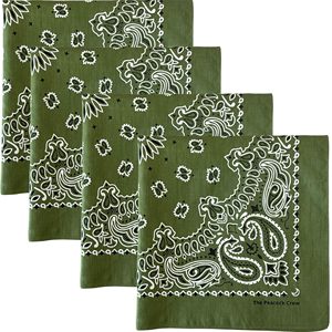 Bulk Supply Paisley <b>Bandana</b> 100% Cotton 23x23 Inch Durable Soft Fabric Custom Design Available Wholesale Export Quality - Product Image 1