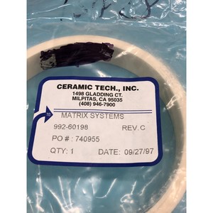 Anneau en céramique Matrix 992-60198, 150966 - Équipements et pièces semi-conductrices de confiance de la marque globale Legacy - Product Image 1