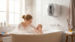 Chauffe-eau électrique mural Ferroli avec affichage LED, température réglable, pour usage domestique - Product Image 5