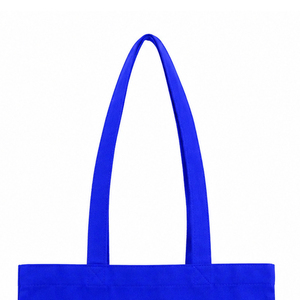 Sacs de courses en coton 100% réutilisables, légers, au design simple, couleur unie, avec longues poignées, prix abordable, en vente - Product Image 5