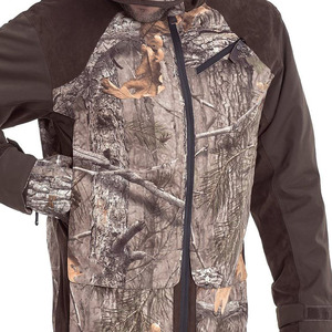 Veste de chasse d'hiver à capuche imperméable, respirante et anti-humidité à manches longues pour adultes, fabrication sur mesure OEM, face extérieure en softshell Oxford - Product Image 3