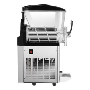 Machine à boissons glacées professionnelle 12L en acier inoxydable à réservoir unique pour margaritas et smoothies, distributeur de boissons 48 tasses - Product Image 1