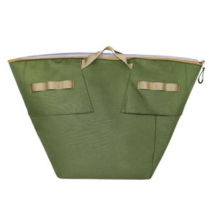 Lifestyle Cooler Bags 20L Oxford Fabric Zipper Closure Outdoor Use Green Foldable Insulated Cooler Bag - Product Image 1