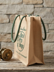 Sac fourre-tout tendance en jute naturel, écologique, durable et réutilisable pour événements promotionnels, cadeaux d'entreprise et vente au détail - Product Image 2