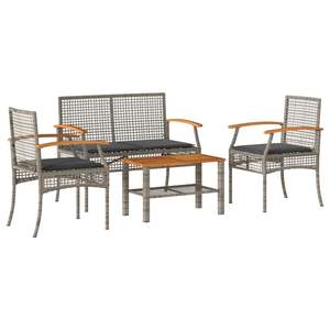 Conjunto de Muebles de Jardín en Gris y Marrón - Product Image 2