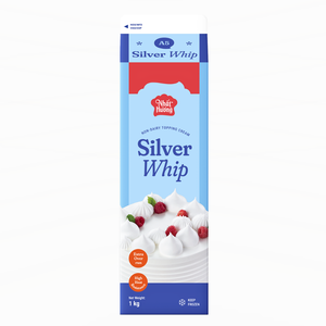 Fournisseur en gros de crème non laitière Silverwhip, crème de garniture non laitière 1KG HALAL OEM/ODM pour boulangerie, expédition mondiale - Product Image 1