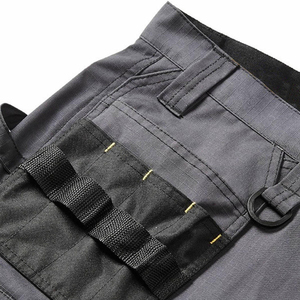 Shorts de travail robustes pour hommes, multi-poches, porte-outils, boucle, coton, polyester, construction durable - Product Image 5
