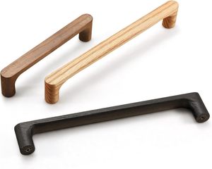 Tiradores y Perillas Decorativos de Madera Maciza para Muebles de Cocina, Cajones, Armarios y Puertas - Product Image 1