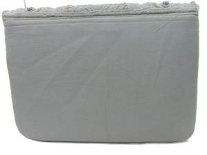 Elegant <b>White</b> Hand Beaded Satin Clutch <b>Bag</b> Pearl Beads Floral Embroidery Handmade Wedding <b>Bridal</b> Evening Party Purse Lowellcraft - Product Image 3