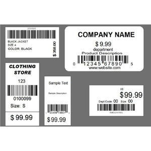 Autocollants d'emballage avec code-barres personnalisés, étiquettes de produits en gros, impression de codes-barres autocollants pour les entreprises de vente au détail - Product Image 1