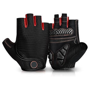 Unisex Sportswear Racing Cycling <b>Gloves</b> <b>Fingerless</b> Bike <b>Gloves</b> Anti-slip Shock-Absorbing Breathable - Product Image 2