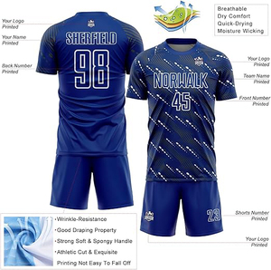 Customized Logo Quick Dry Football Jersey Sports Kit Training Wear Set <b>Soccer</b> Uniform Football Full Set Manufacturer - Product Image 3