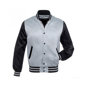 Blouson bomber vert olive pour homme, couleur unie, fermeture éclair, col montant, style décontracté, vêtement d'automne, coupe classique, matière polyester - Product Image 3