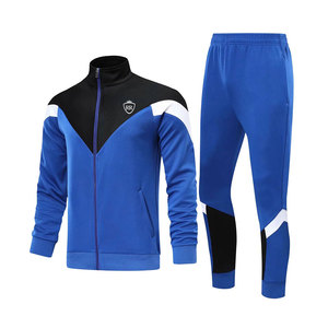 <b>Winter</b> Solid Active Lifestyle Exercise Sports Tracksuit Men's Athletic Wear Package Including <b>Jacket</b> and Pants for Gym <b>Running</b> - Product Image 1