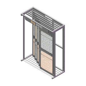 Exhibidor de Azulejos Deslizante de 5 Rieles - Lavable, Ecológico, Fácil de Montar para Interiores y Salas de Exhibición - Product Image 4