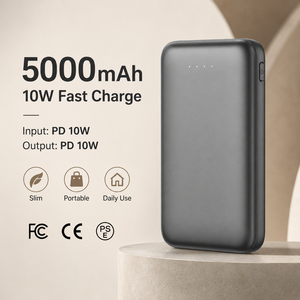 <span class=keywords><strong>Batería</strong></span> Externa <span class=keywords><strong>Portátil</strong></span> Delgada de 5000mAh y 10W al por Mayor, con Impresión de Logotipo <span class=keywords><strong>para</strong></span> Viajes, Negocios y Eventos Promocionales - Product Image 1